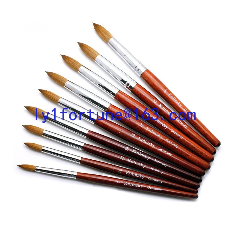 Nail Art Mahogany - For Nail Art Tools Brushes Mahogany
