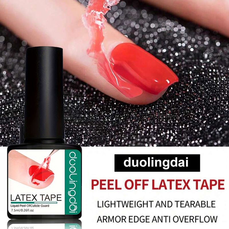 Peel Off Base Coat - 7.5ml Peel-Off Nail Barrier Liquid -