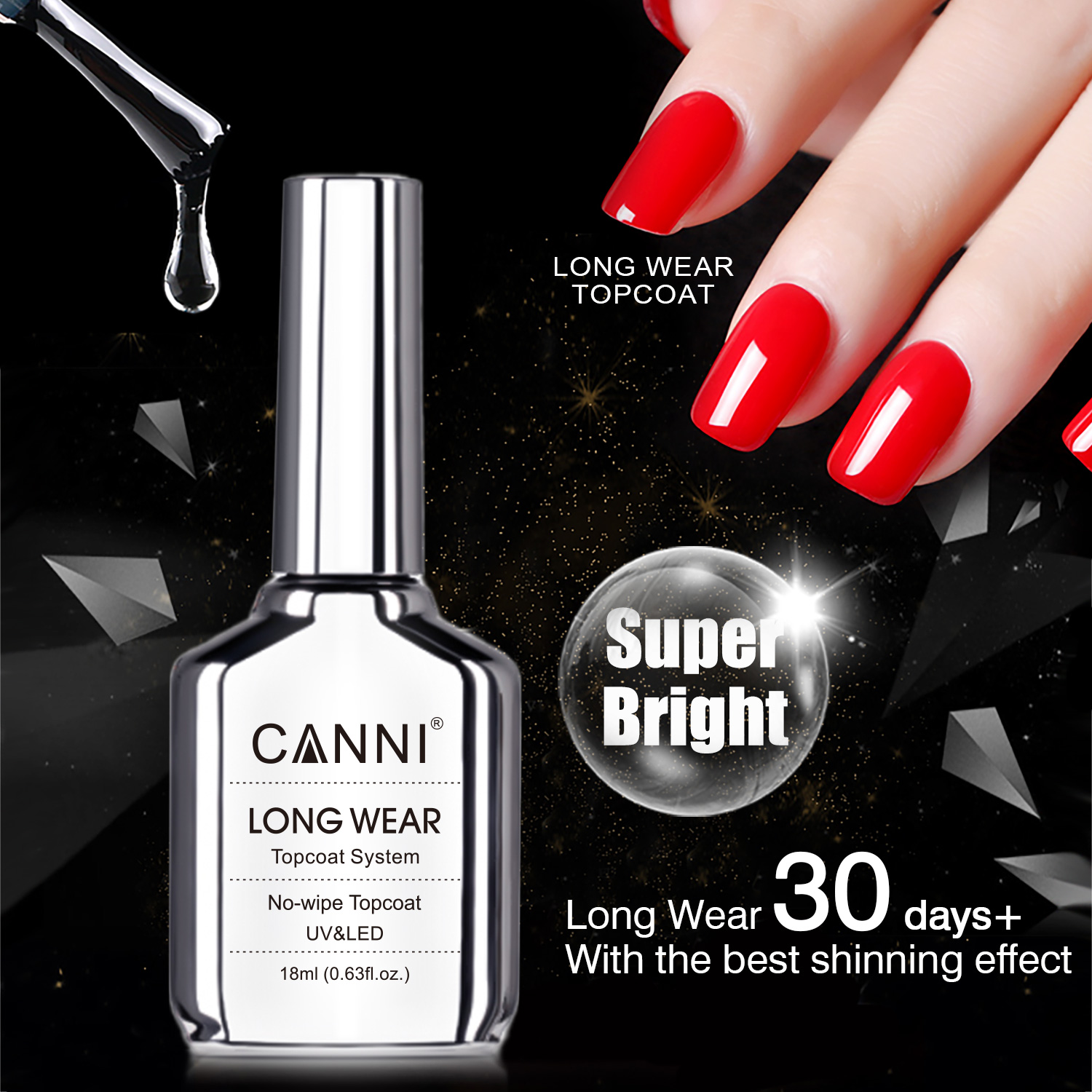 Peel Off Base Coat - CANNI 18ml TPO HEMA Free Gel