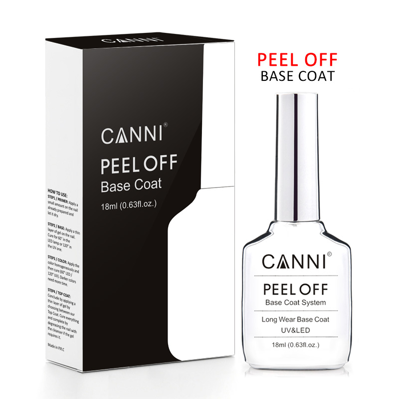 CANNI 18ml Peel Off Base Coat  - огляд і ціна Peel Off Base Coat