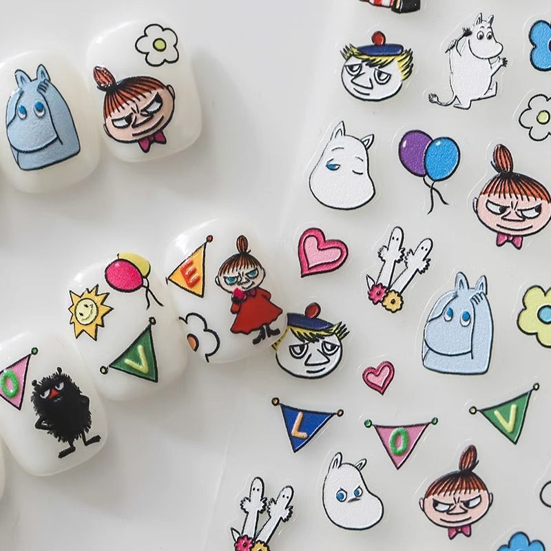 Moomin Nail Sticker High Color - огляд і ціна Nail Art Quirky