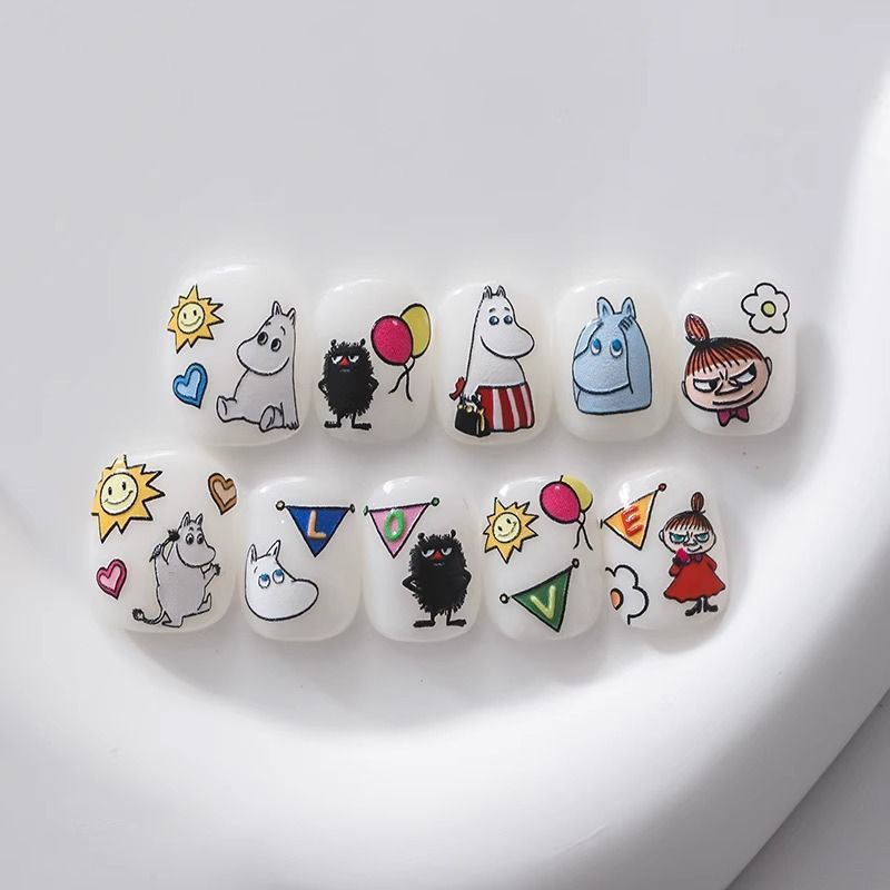 Moomin Nail Sticker High Color - огляд і ціна Nail Art Quirky