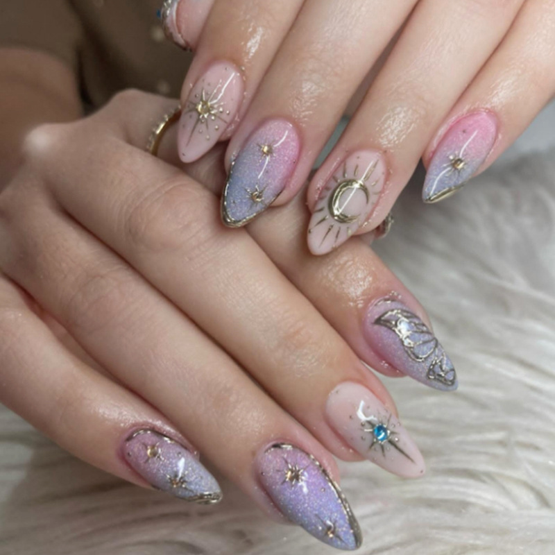 24pcs Gilded Starlight Stick o - огляд і ціна Nail Art Quirky