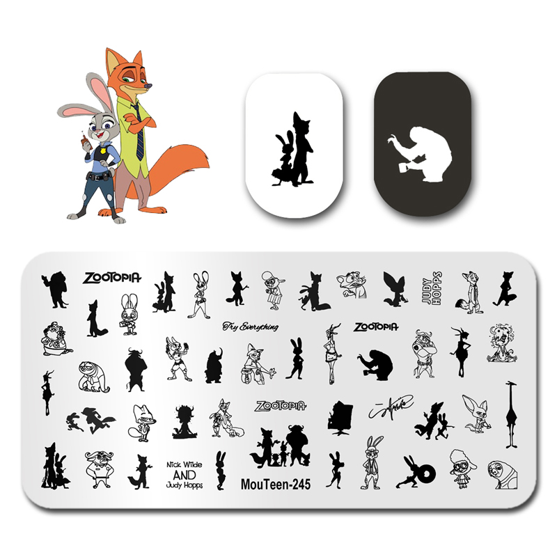 MouTeen-245 Disney ZooTopia Ni - огляд і ціна Nail Art Zootopia