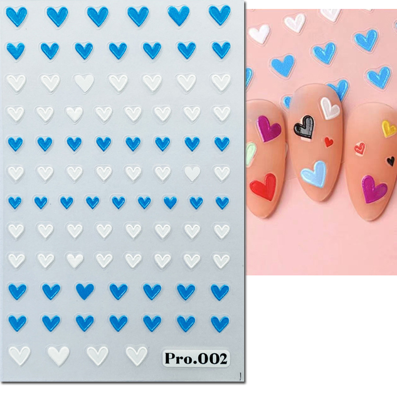5d Embossed Nail Art Stickers  - огляд і ціна Nail Art Valentines Day