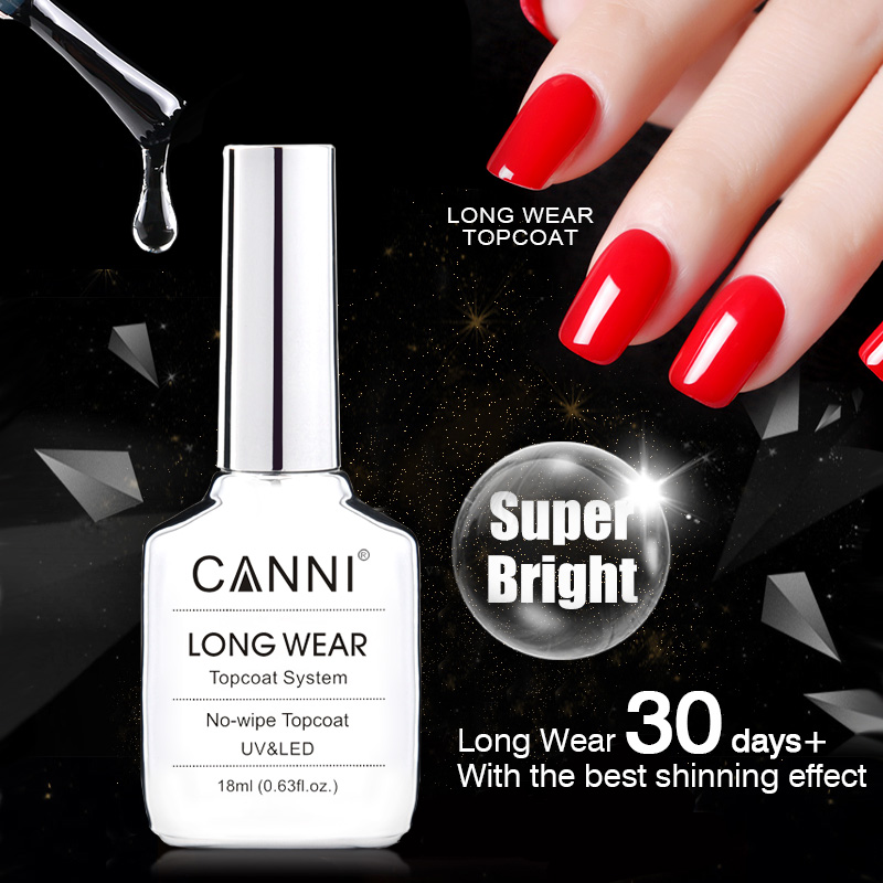 Canni 18ml Diamond Nowipe Top  - огляд і ціна Peel Off Base Coat