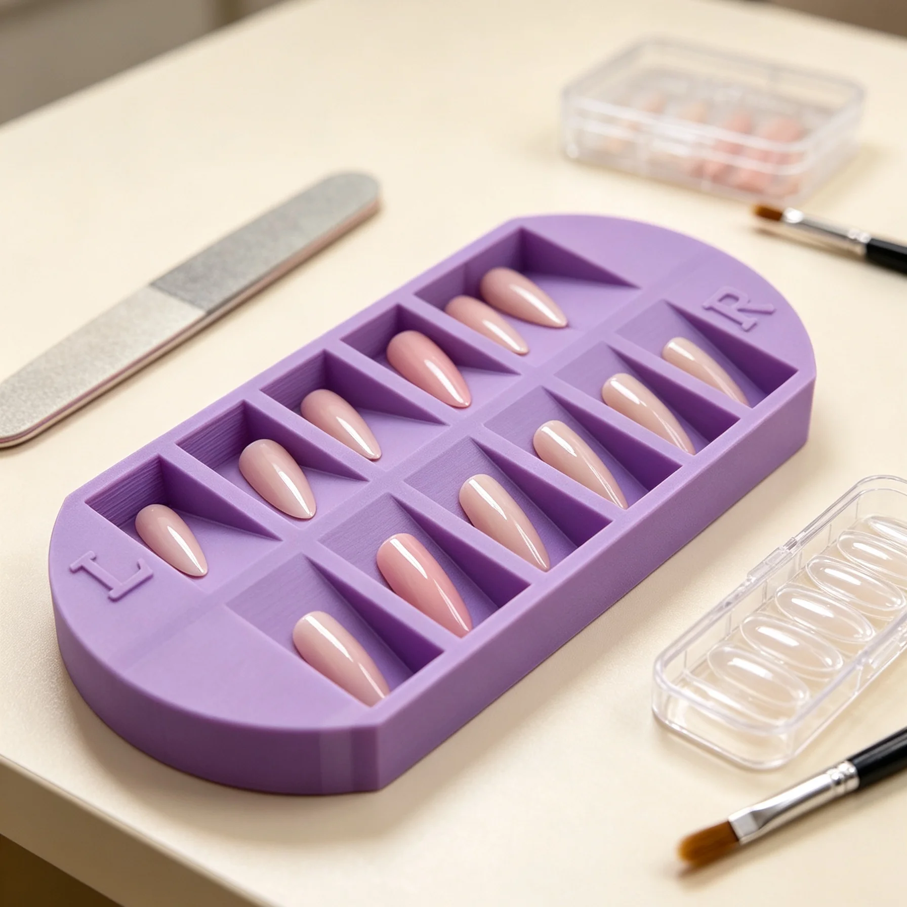 8-Grids Nail Tip Storage Tray  - огляд і ціна Nail Art Quirky