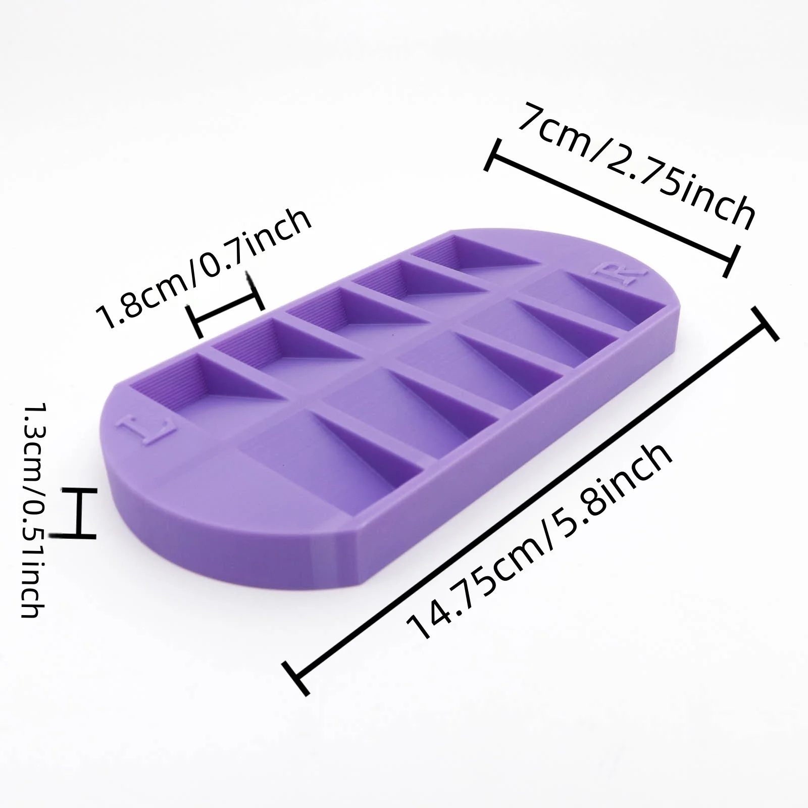 8-Grids Nail Tip Storage Tray  - огляд і ціна Nail Art Quirky
