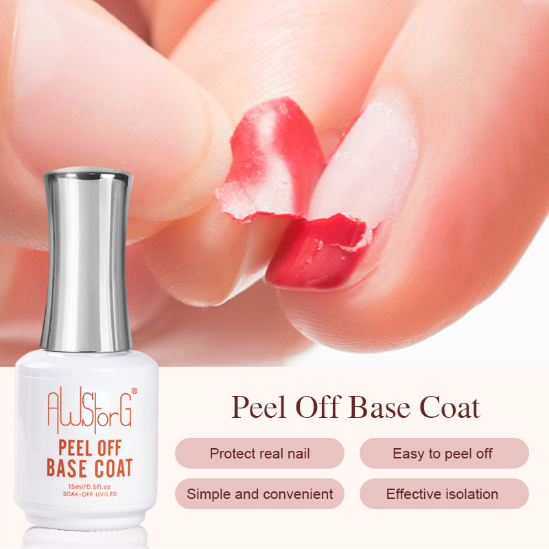 AWStorG 15ML Peel Off Base Coa - огляд і ціна Peel Off Base Coat