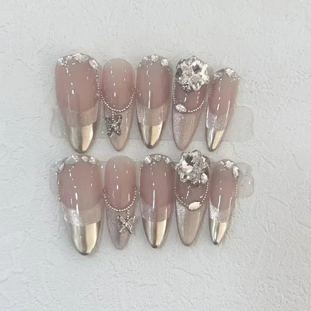 10Pcs Handmade Press on Nails  - огляд і ціна Nail Art Quirky