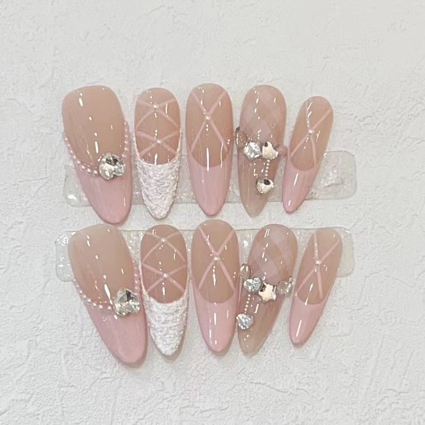 10Pcs Handmade Press on Nails  - огляд і ціна Nail Art Quirky