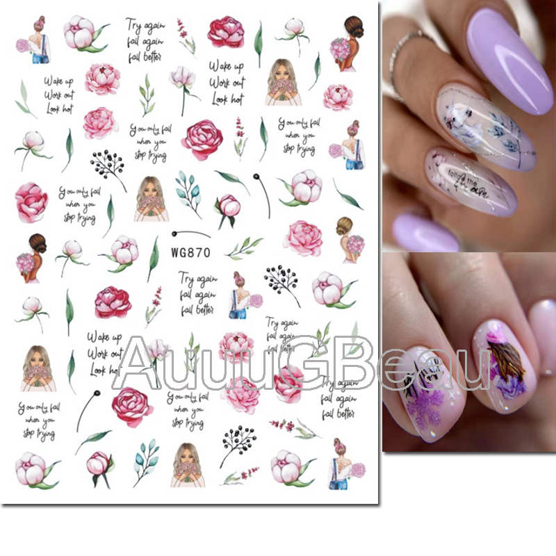 3d Nail Art Decals Valentine G - огляд і ціна Nail Art Valentine