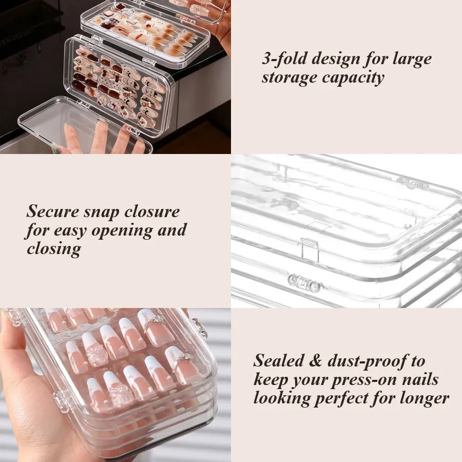 Clear Foldable Press On Nail S - огляд і ціна Nail Art Quirky