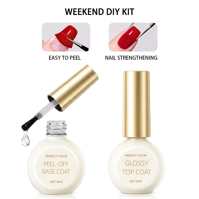 PERFECT COLOR Weekend DIY Kit, - огляд і ціна Peel Off Base Coat