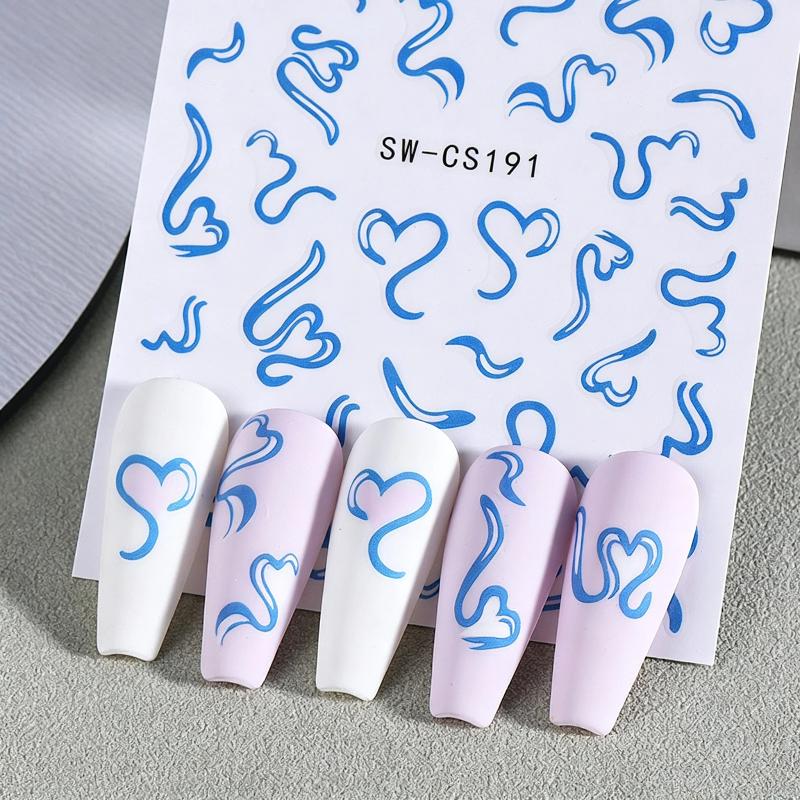2Sheets Sweet Nail Art Sticker - огляд і ціна Nail Art Valentines Day