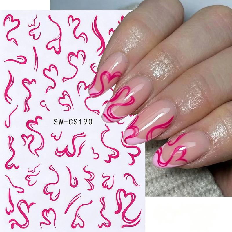 2Sheets Sweet Nail Art Sticker - огляд і ціна Nail Art Valentines Day