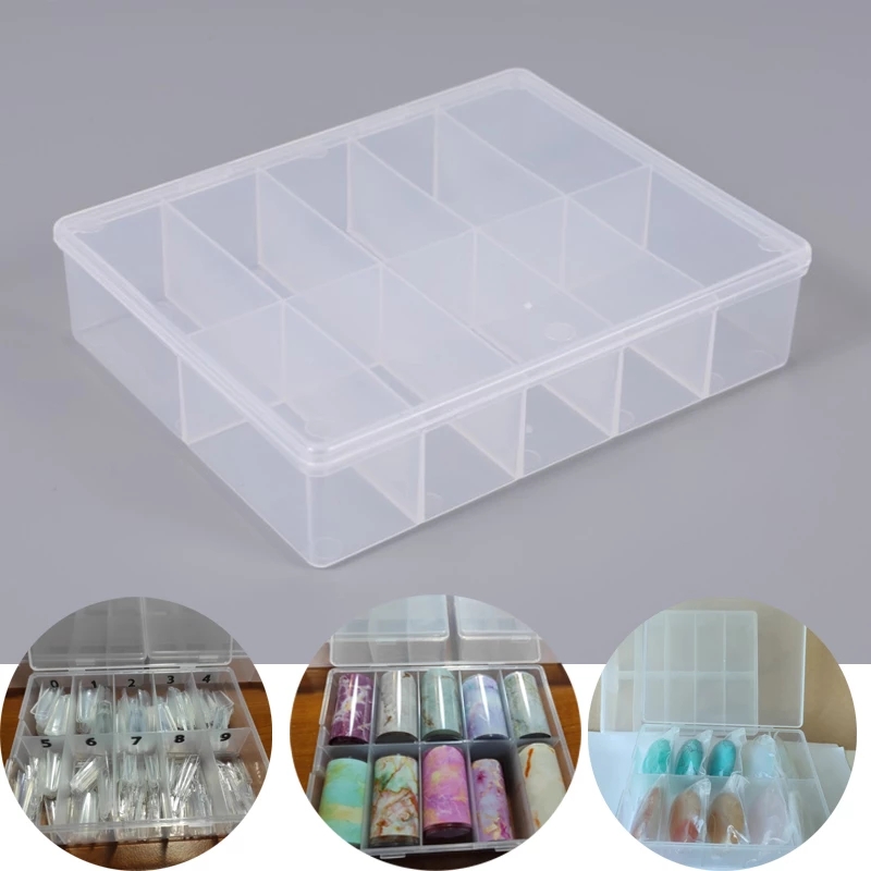 10 Grids Empty Clear Storage B - огляд і ціна Nail Art Quirky