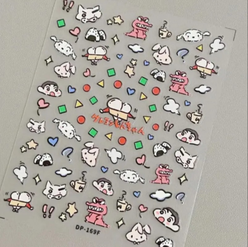 Crayon Shin-chan Creative Pape - огляд і ціна Nail Art Quirky